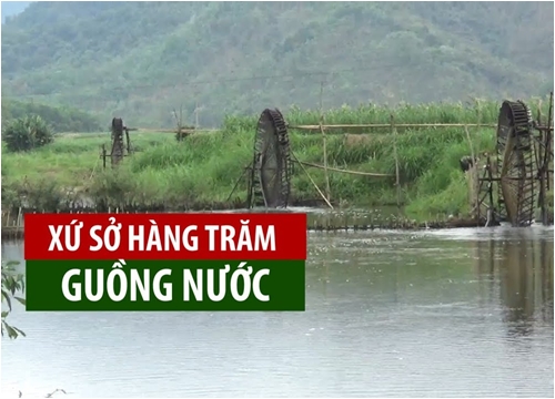 Kỳ vĩ hàng trăm bánh xe guồng nước khổng lồ ở vùng núi Nghệ An