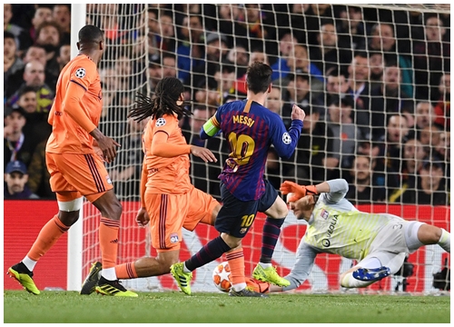 Messi thăng hoa, Barca vùi dập Lyon 5-1