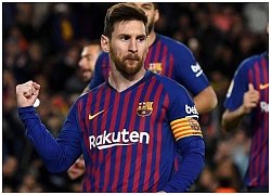 Messi "trả lời" Ronaldo, Barca vùi dập Sư tử nước Pháp