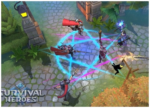 Survival Heroes lộ Landing Đếm ngược chờ "ông hoàng của làng MOBA Sinh Tồn"