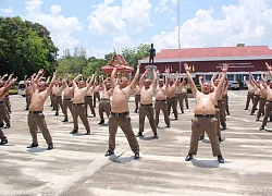 Thái Lan lập trại &#8216;hủy diệt mỡ bụng&#8217; toàn bộ cảnh sát béo phì