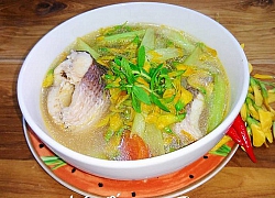 Canh chua bông điên điển