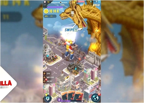 Godzilla Defense Force Game Mobile mới bắt bạn ngập hành với cả loạt quái vật khổng lồ