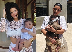 Mặc đồ đôi chất như mẹ con Kylie Jenner: Quá sang chảnh, toàn hàng hiệu, thần thái đỉnh từ mẹ đến con