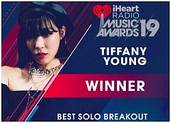 Sone có tin vui: Tiffany (SNSD) thắng giải 'Màn solo đột phá' tại iHeart Radio Awards 2019