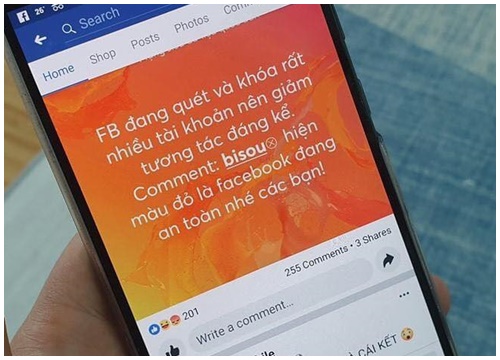 Sự thật việc gõ "Bisou" để nick còn an toàn, không bị Facebook khóa, thì ra chúng ta đã bị lừa