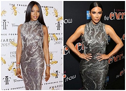 Vô số lần Kim Kardashian bị 'bắt quả tang' copy style của báo đen Naomi Campbell