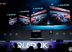 &#8220;Hét giá&#8221; 3,5 tỷ đồng, TV QLED 8K của Samsung đắt gấp đôi Sony