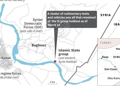 Lực lượng Dân chủ Syria chiếm trại Baghouz, IS lũ lượt ra hàng