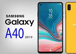 Samsung Galaxy A40 lộ thiết kế, màn hình Infinity-U, 2 camera sau, ra mắt vào ngày 10/4?