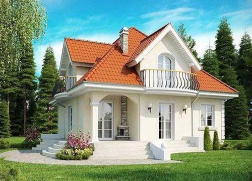 10 mẫu nhà cấp 4 phong cách châu Âu