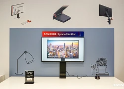 Màn hình siêu tối giản Samsung Space ra mắt: thiết kế tiết kiệm diện tích mặt bàn tới 40%, giá từ 14,99 triệu đồng