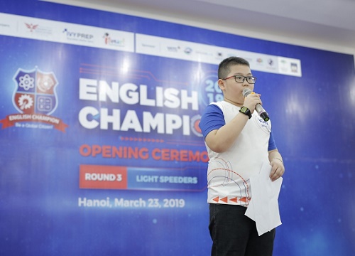 "Nghẹt thở" với phần loại thí sinh trực tiếp tại English Champion 2019