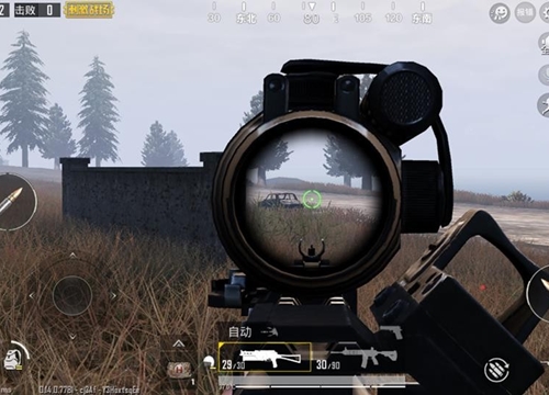 PUBG Mobile bản test TQ đã có ống ngắm canted sight, súng mới Bizon và dấu xe ở map mùa Đông