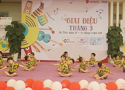 Sôi động "Giai điệu tháng 3" tại Trường Mầm non iSchool Hà Tĩnh