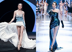 Thần thái cực đỉnh trên sàn catwalk thế này, ai làm lại vedette Hương Giang!