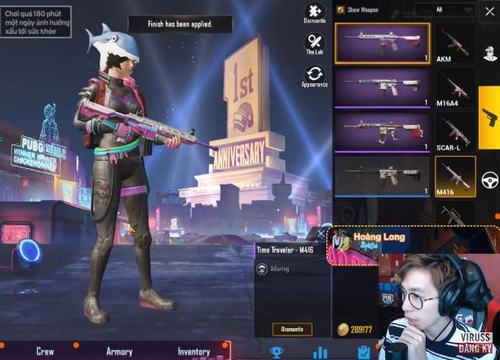 ViruSs tiêu tốn hơn 8 triệu đồng để quay skin PUBG Mobile chỉ sau ít phút trên sóng trực tiếp