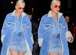 Rita Ora ấn tượng với cây đồ Jeans