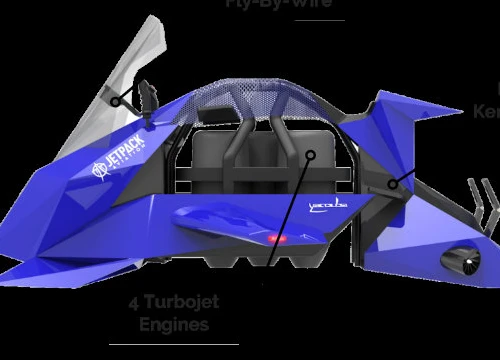 SỐC: Mỹ mở bán môtô bay cao 4,5 km, tốc độ 241 km/h giá 8,8 tỷ đồng