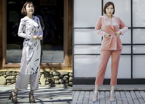 J.Mi Ko tự hào giới thiệu áo dài tại đường phố "Seoul Fashion Week"