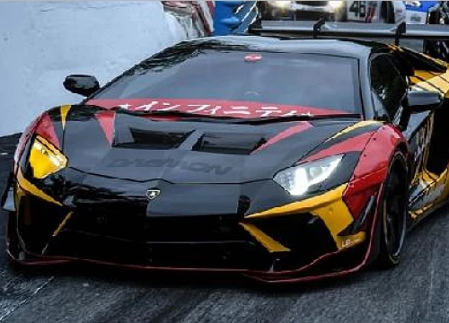 Lamborghini Aventador "thả dáng" với bodykit sặc sỡ từ Liberty Walk