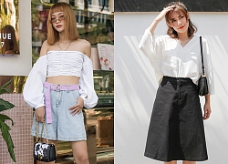 Áo blouse + chân váy chữ A và crop top + quần túi hộp là 2 công thức bạn sẽ muốn áp dụng ngay sau khi ngắm street style giới trẻ Việt tuần qua