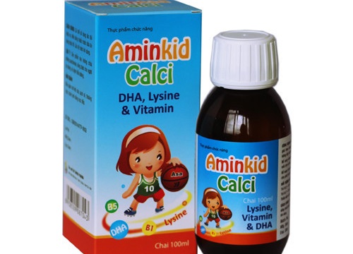 Cục ATTP cảnh báo không mua Aminkid Calci trên một số website