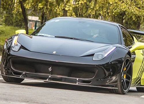 Ferrari 458 Italia độ Liberty Walk khoe dáng cùng dàn SUV "khủng" hơn 76 tỷ đồng tại Hà Nội