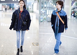 Mỹ nhân Hoa ngữ lăng xê áo khoác denim những ngày giao mùa