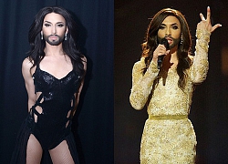 Quán quân Eurovison - Conchita Wurst gây sốc khi mặc corset 'hở trên kín dưới' lên thảm đỏ