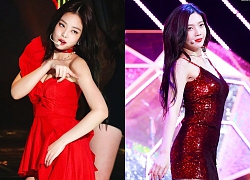 Cùng diện đầm đỏ: Jennie 'chứng tỏ' gợi cảm hơn Joy, Suzy mũm mĩm nhưng 'ăn đứt' Naeun