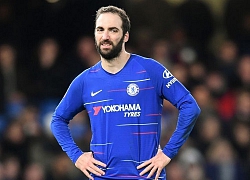 Gây thất vọng, Higuain lại bị HLV Sarri bỏ rơi