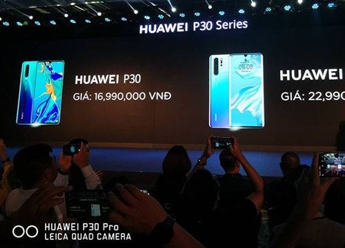 Huawei ra mắt điện thoại chuyên chụp mặt trăng P30 & P30 Pro tại Việt Nam