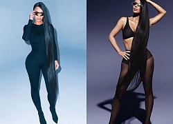 Kim Kardashian khoe hình thể để quảng cáo kính