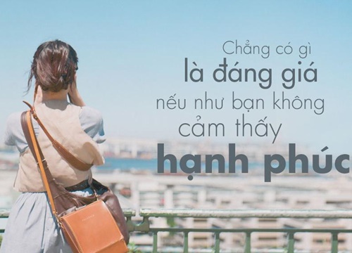 Trên đời này, bất luận là tình cảm nào cũng đừng nên hi sinh quá nhiều