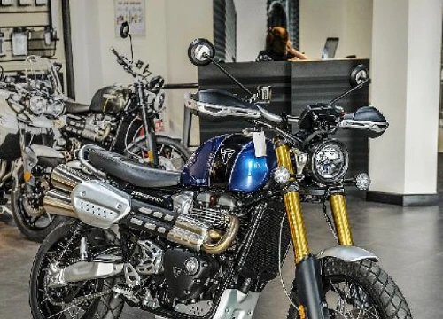 Cận cảnh mô tô Triumph Scrambler 1200 XE có giá xấp xỉ Toyota Yaris