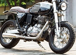 Chiêm ngưỡng "chiến mã" Hengroen độ từ Royal Enfield Bullet 500 tại Hà Nội