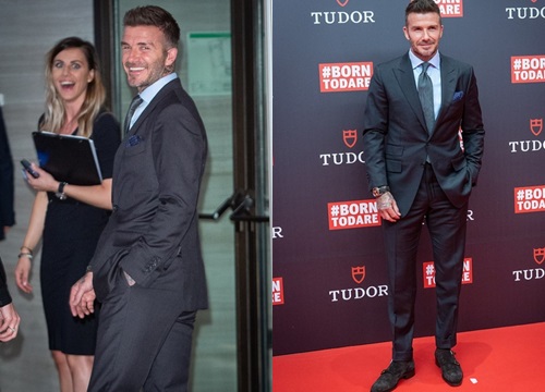 David Beckham diện vest trông phong độ, điển trai ở tuổi 43