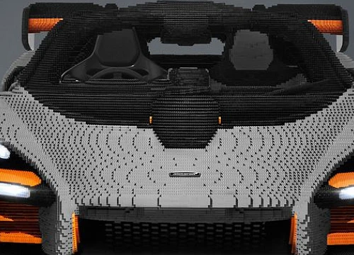 Độc đáo siêu xe McLaren Senna làm từ 500.000 miếng Lego