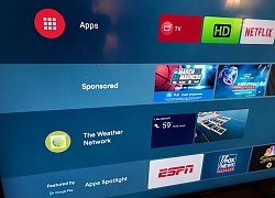 Google biến màn hình chủ của Android TV thành nơi quảng cáo, TV Sony và Mi Box 3 đã 'dính'