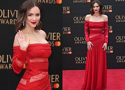 Katharine McPhee lộng lẫy với váy đỏ