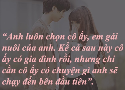 Lại chuyện chồng và em gái nuôi: anh yêu em vợ ơi nhưng nếu phải chọn anh sẽ chọn cô ấy