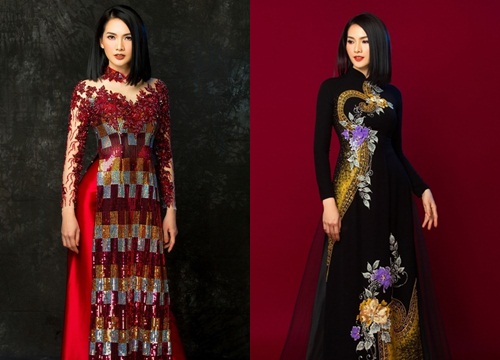 Anh Thư đầy nữ tính trong áo dài Việt, hào hứng trước thềm VIFW 2019