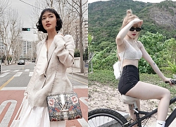 Hè mới ngấp nghé mà Chi Pu và "tình tin đồn" của Sơn Tùng đã diện street style mát mẻ, khoe 'núi đôi' gợi cảm