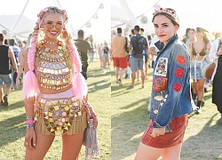 Lễ hội Coachella Bữa &#8220;đại tiệc thời trang&#8221; đầy màu sắc của những cô nàng Bohemian