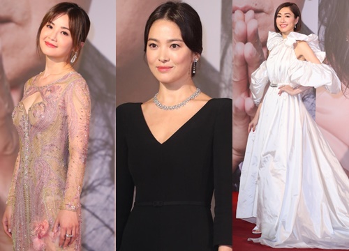 Lễ trao giải Kim Tượng: Song Hye Kyo bị chê "hơi dừ", Hồ Định Hân ra sức "chặt chém" dàn mỹ nhân khoe hình thể hết cỡ