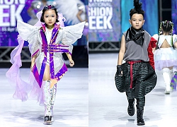 Mẫu nhí catwalk điêu luyện trên giầy móng ngựa