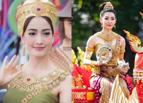 Mỹ nhân Thái Lan hóa thân thành nữ thần Songkran