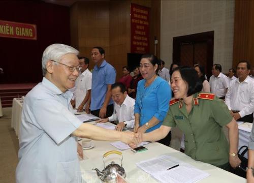 Tổng Bí thư, Chủ tịch nước: Kiên Giang cần phát huy mạnh mẽ và hiệu quả tiềm năng, thế mạnh