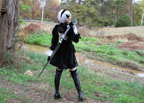 Tuyệt đẹp cho 1 bộ cosplay cô nàng 2B trong Nier: Automata